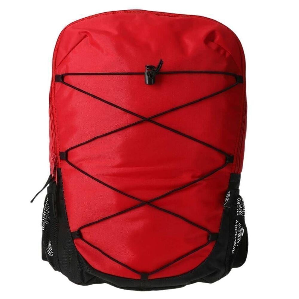 Ripcord Red and Black 17 inch Backpack -N